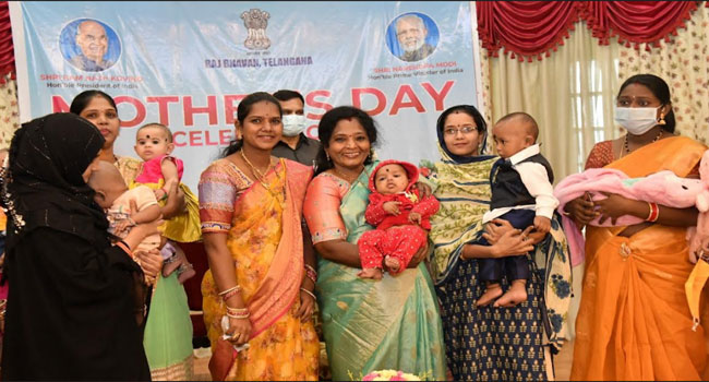 Mothers day రాజ్ భవన్ లో మదర్స్ డే ఉత్సవాలు