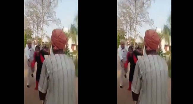 Viral Video: Court ప్రాంగణంలో వెంటాడి మరీ మహిళపై దాడి చేసిన లాయర్