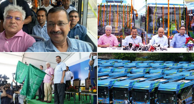 Pollution Control: 150 Electric buses ప్రారంభించిన Kejriwal