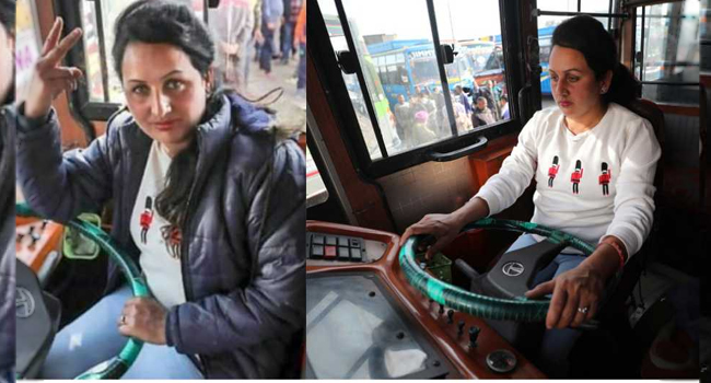 woman bus driver:  అంత అందగత్తె.. ఇంత గొప్ప బస్ డ్రైవర్.. మొత్తానికి రాష్ట్రంలోనే రికార్డు సృష్టించిందిగా..