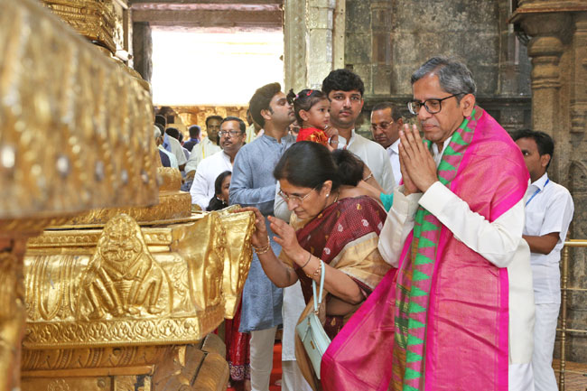 TTD: శ్రీవారిసేవలో సుప్రీంకోర్టు సీజే