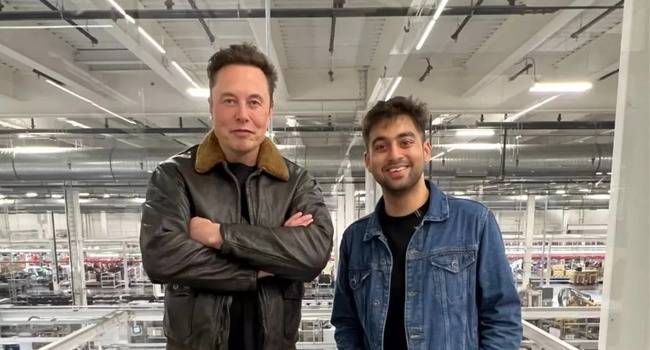 Elon Musk: భారతీయ ట్విటర్ ఫ్రెండ్‌ను కలిసిన ఎలాన్ మస్క్