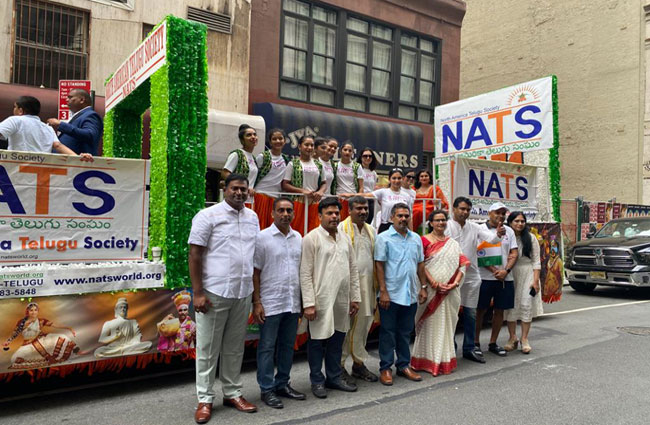 NATS: ఇండియా డే పరేడ్‌లో 'నాట్స్'