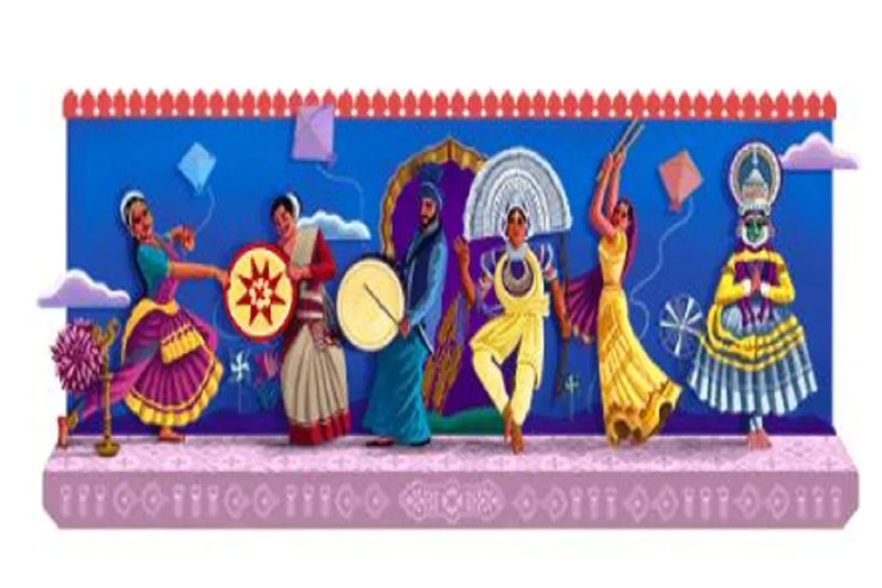 75th Independence Day: గూగుల్ డూడుల్‌లో స్వాతంత్ర్య సంబరాలు!