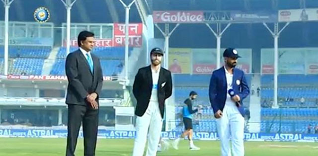 India-New Zealand 1st Test: టాస్ గెలిచి బ్యాటింగ్ ఎంచుకున్న భారత్