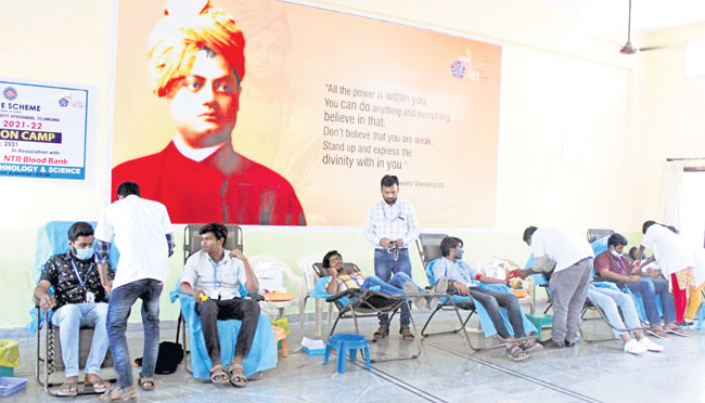 'విజ్ఞాన'లో రక్తదాన శిబిరం