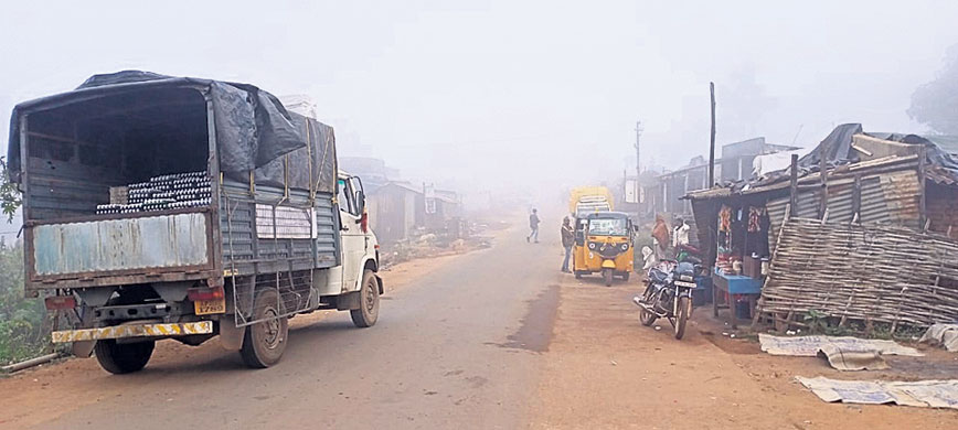 మంచు ముసుగులో ముంచంగిపుట్టు