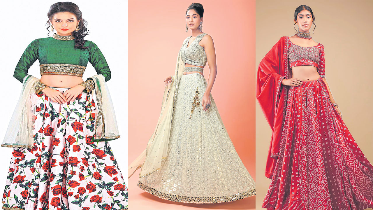 Latest fashion trend : లవ్లీ ‘లెహెంగా - చోళీ’