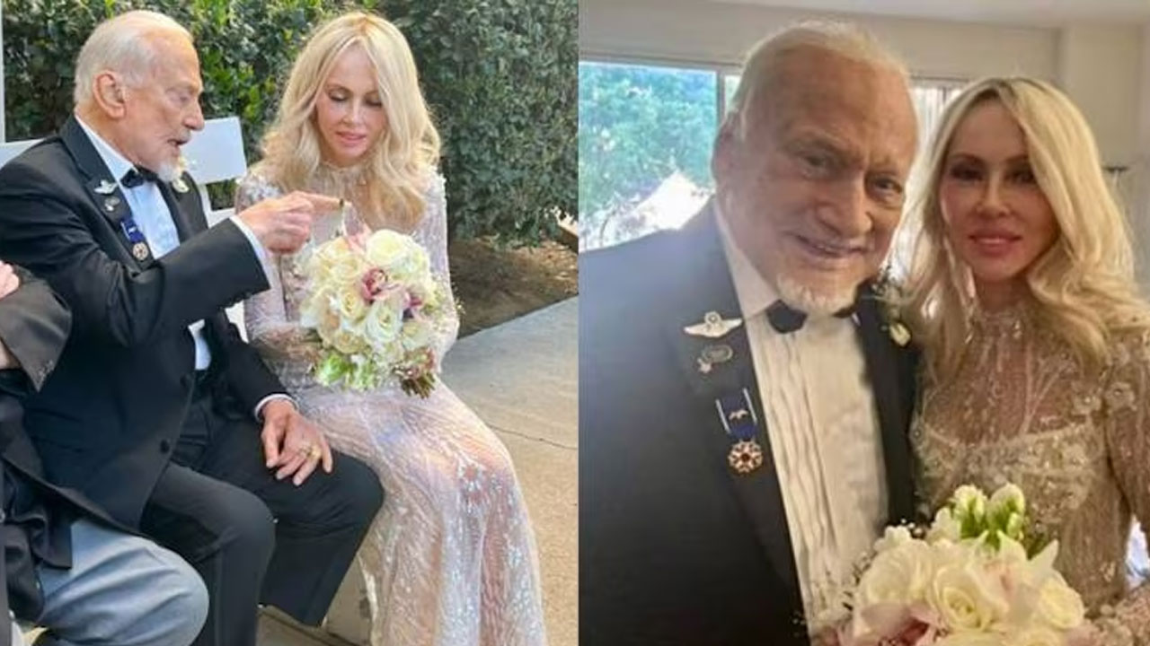 Buzz Aldrin: చంద్రుడిపై నడిచిన వ్యోమగామికి 93వ పుట్టిన రోజున మళ్లీ పెళ్లి