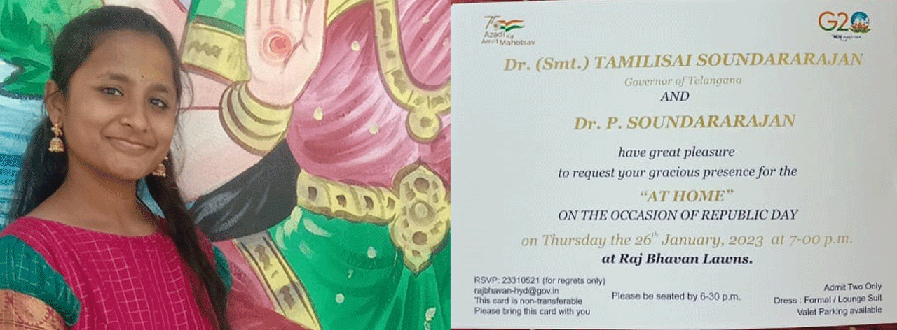 రాజ్భవన్ ‘ఎట్ హోం’కు సాహస బాలిక