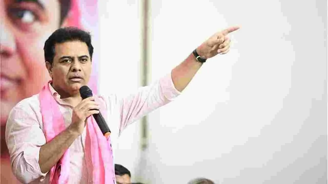 KTR: కేటీఆర్ పర్యటన.. టెన్షన్.. టెన్షన్