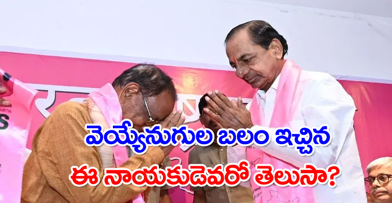 BRS: కేసీఆర్‌కు వెయ్యేనుగుల బలం ఇచ్చిన ఈ నాయకుడెవరో తెలుసా? 