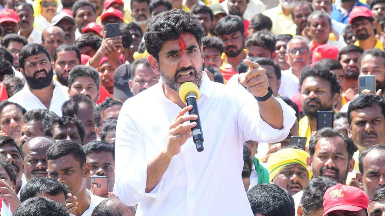 LokeshPadayatra: ఏపీ సీఎం పేరే అబద్ధాల రెడ్డి: నారా లోకేశ్