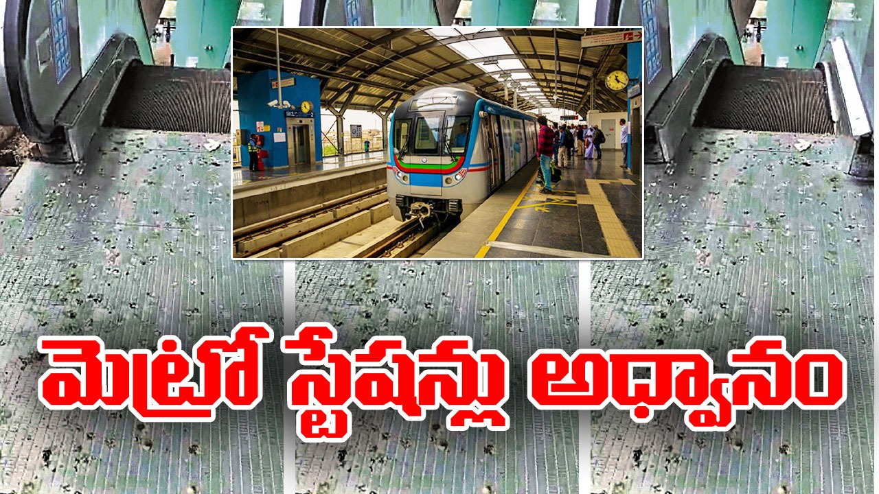 Hyderabad Metro Stations: మెట్రో స్టేషన్లలో పావురాలతో పరేషాన్‌ 