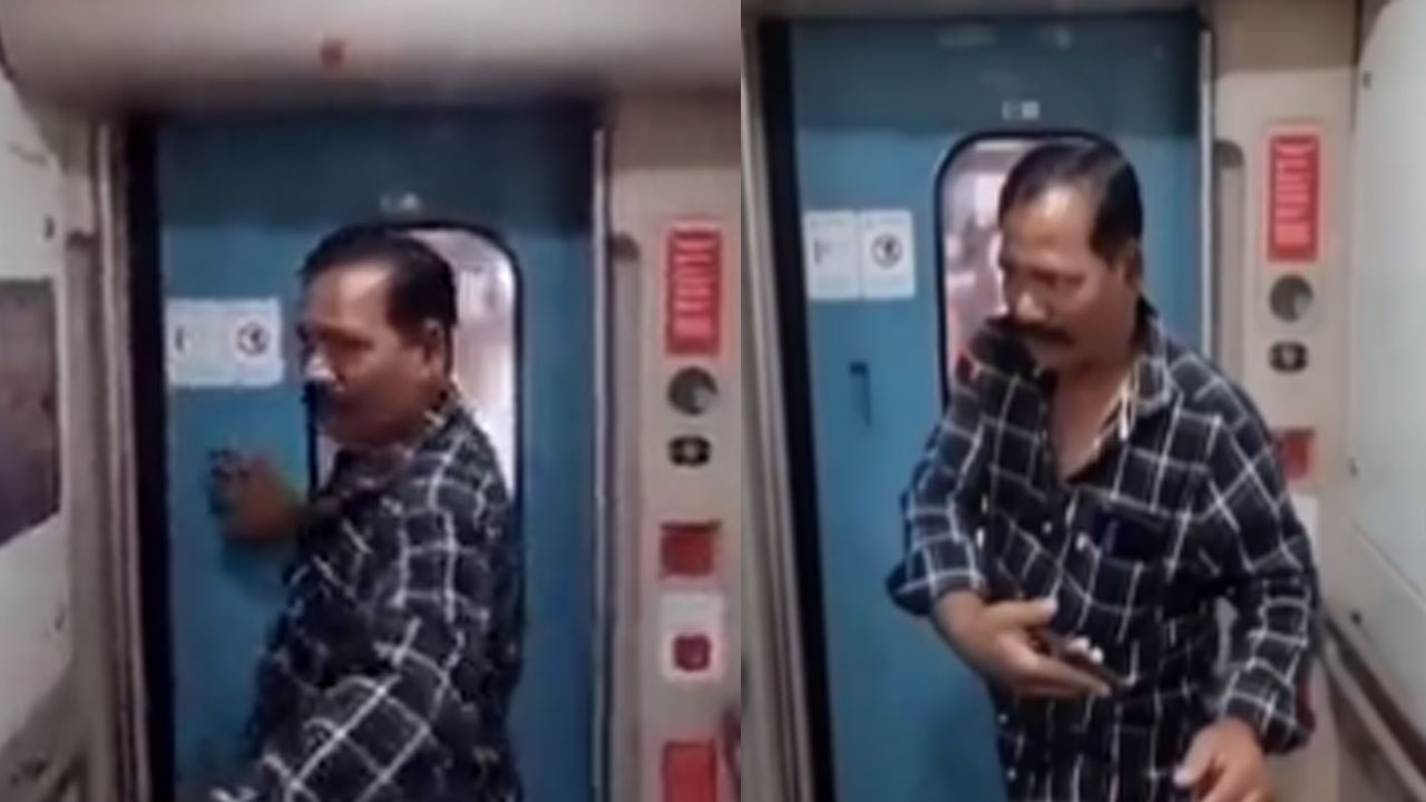 Viral Video: ఫొటో తీసుకునేందుకు వందే భారత్ ట్రైన్ ఎక్కాడు.. తర్వాత ఏమైందంటే.. 