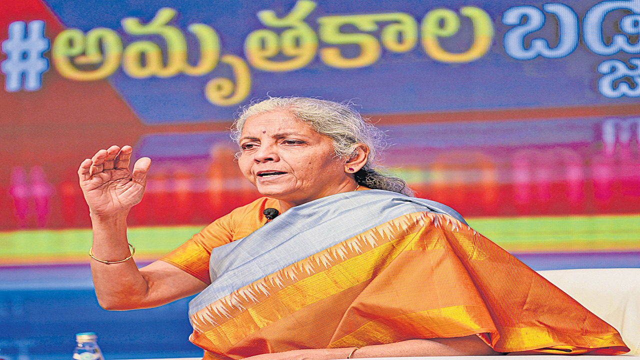 Nirmala Sitharaman: అసెంబ్లీలో మాపై నిందలా? | Nirmala Sitharaman Fires ...