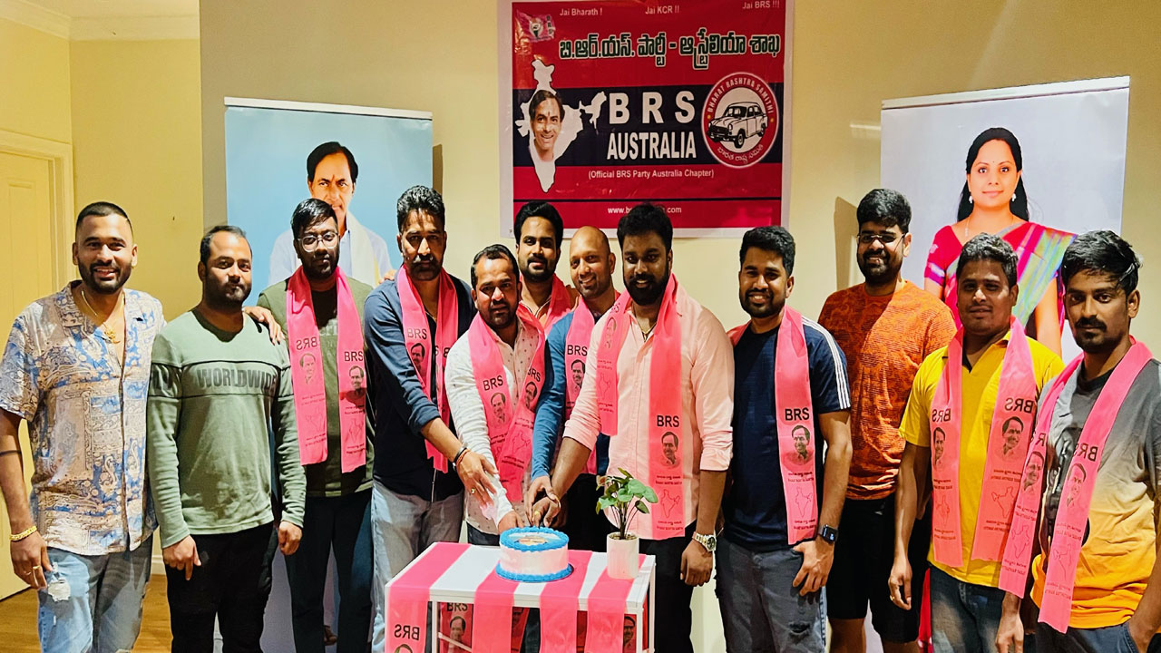 #HappyBirthdayKCR: ఆస్ట్రేలియాలో ఘనంగా కేసీఆర్ జన్మదిన వేడుకలు