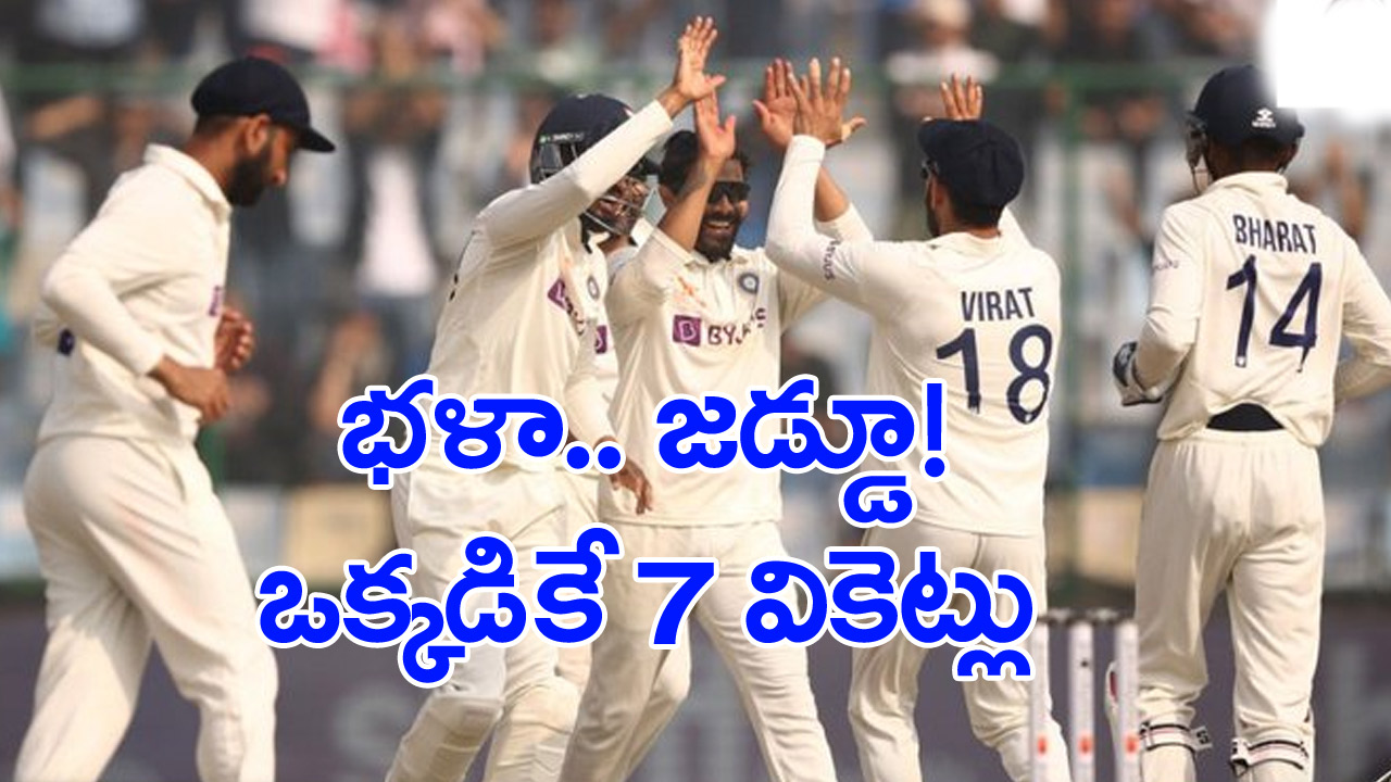 Delhi tes: జడేజా మాయాజాలం.. 7 వికెట్లతో ఆసీస్ పతనాన్ని శాసించిన జడ్డూ! భారత్‌ ముందు ఈజీ టార్గెట్..