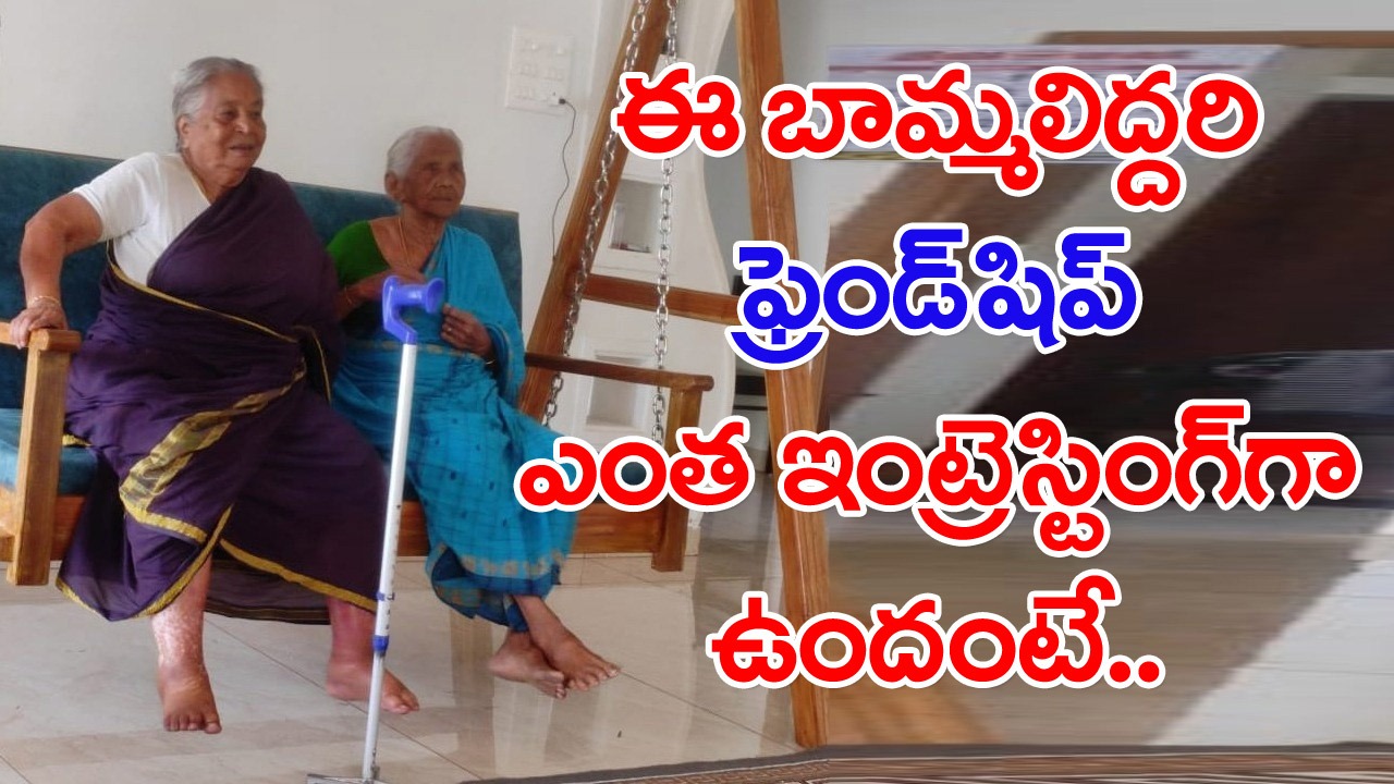 Old Age Best Friends : స్నేహబంధం విడిపోకుండా గొప్ప నిర్ణయం తీసుకున్న ఇద్దరు బామ్మలు..