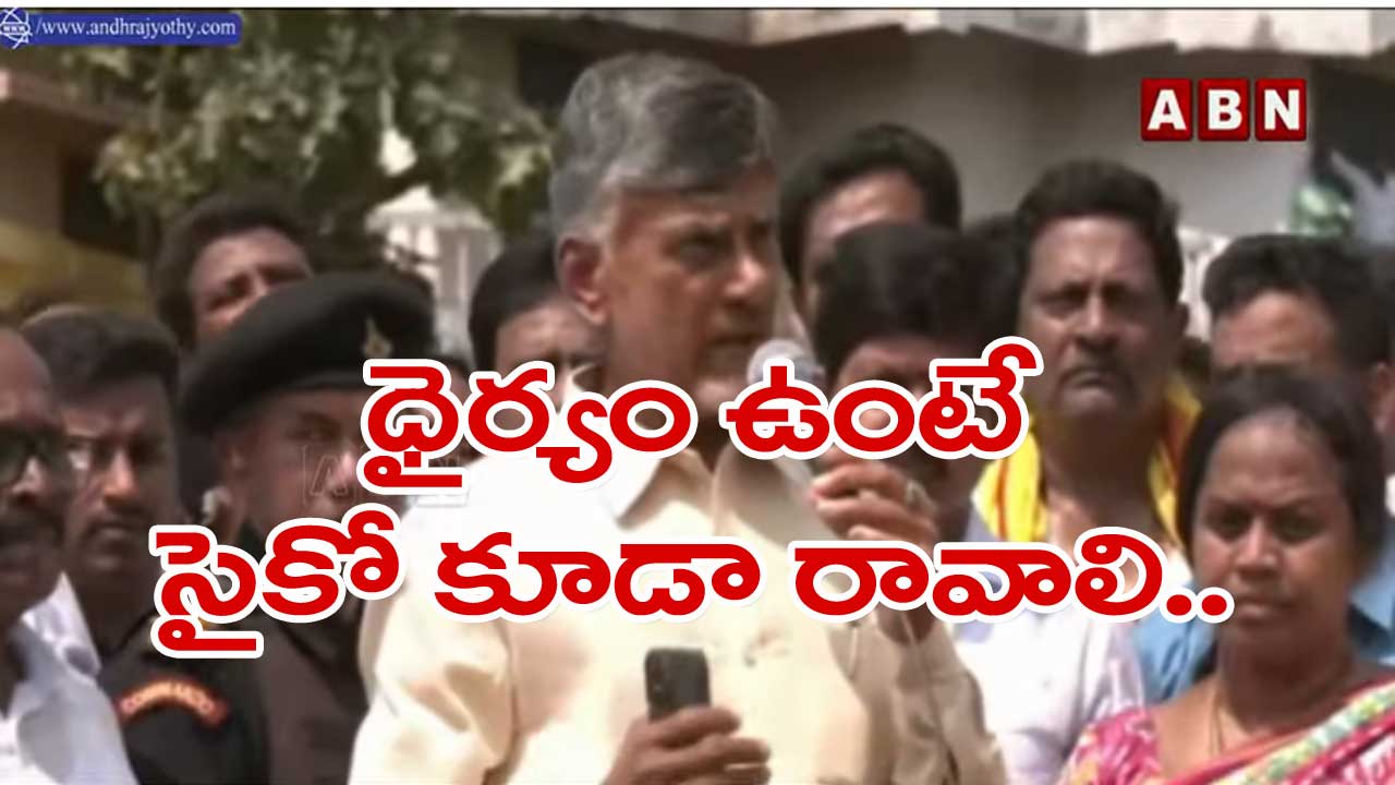 Chandrababu: లగ్నం పెట్టుకుని ఎవరేంటో తేల్చుకుందాం.. చంద్రబాబు సవాల్..