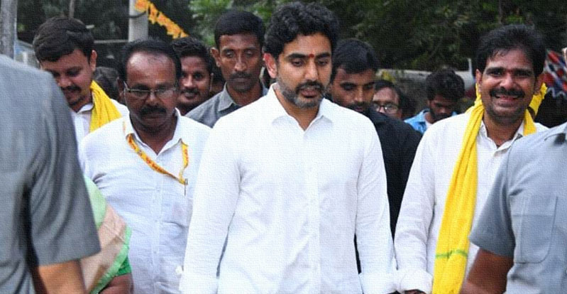 Lokesh Padayatra: ఏక బిగిన 9.5 కిలోమీటర్లు నడిచిన లోకేశ్ 