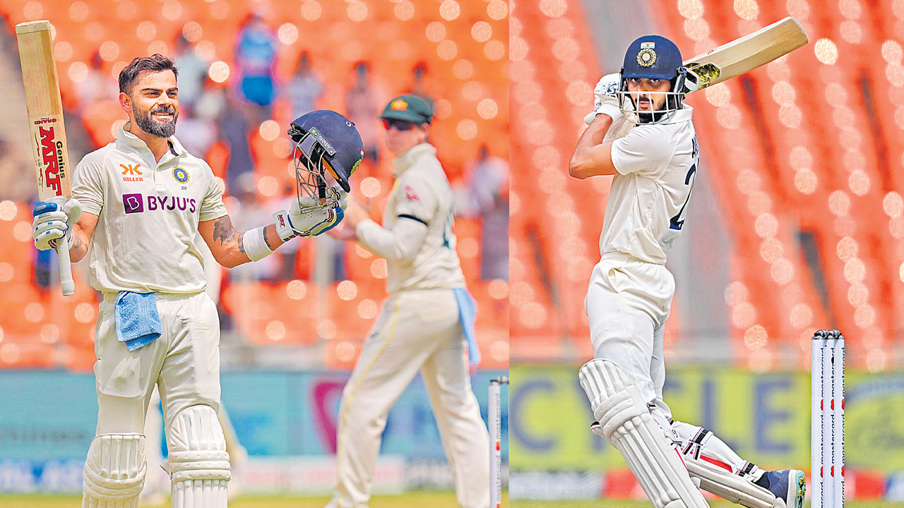 4th Test IND Vs AUS : విరాట దరహాసం | Virat Kohli Is The Star Batsman ...