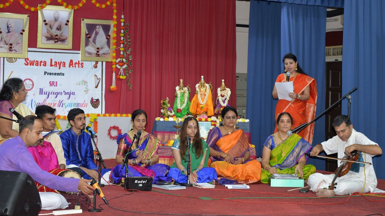 NRI: స్వరలయ ఆర్ట్స్ సింగపూర్ ఆధ్వర్యంలో ఘనంగా త్యాగరాజస్వామి ఆరాధనోత్సవాలు 