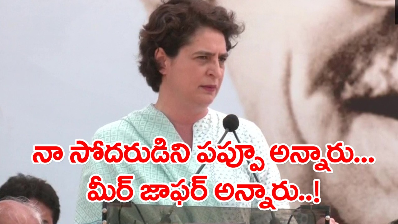 Priyanka Fire: అమరవీరుని తనయుడిని మీర్‌ జాఫర్ అంటారా, అప్పుడు కేసుల్లేవే?: నిప్పులు చెరిగిన ప్రియాంక