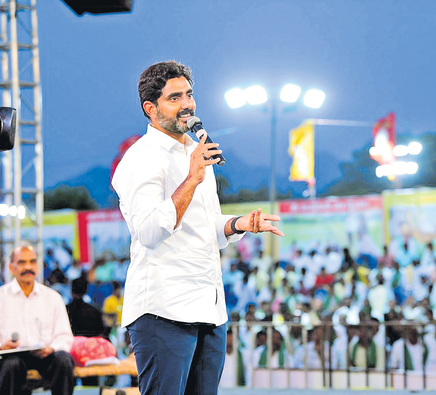 NARA LOKESH: పోలవరం పూర్తి చేసేది  చంద్రబాబే