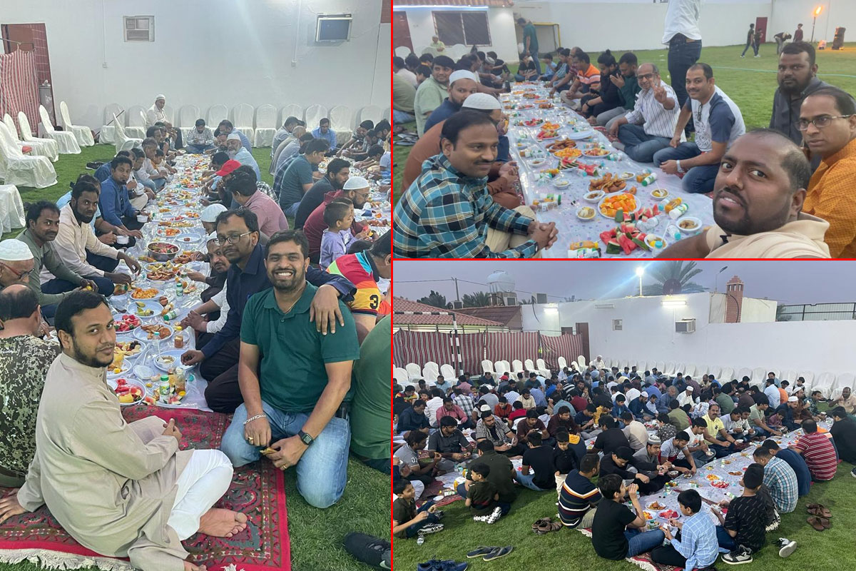 NRI: సౌదీ అరేబియాలో అరుదైన సన్నివేశం.. ఇఫ్తార్ విందులో తెలుగు ప్రవాసుల సర్వమత సమ్మేళనం..!