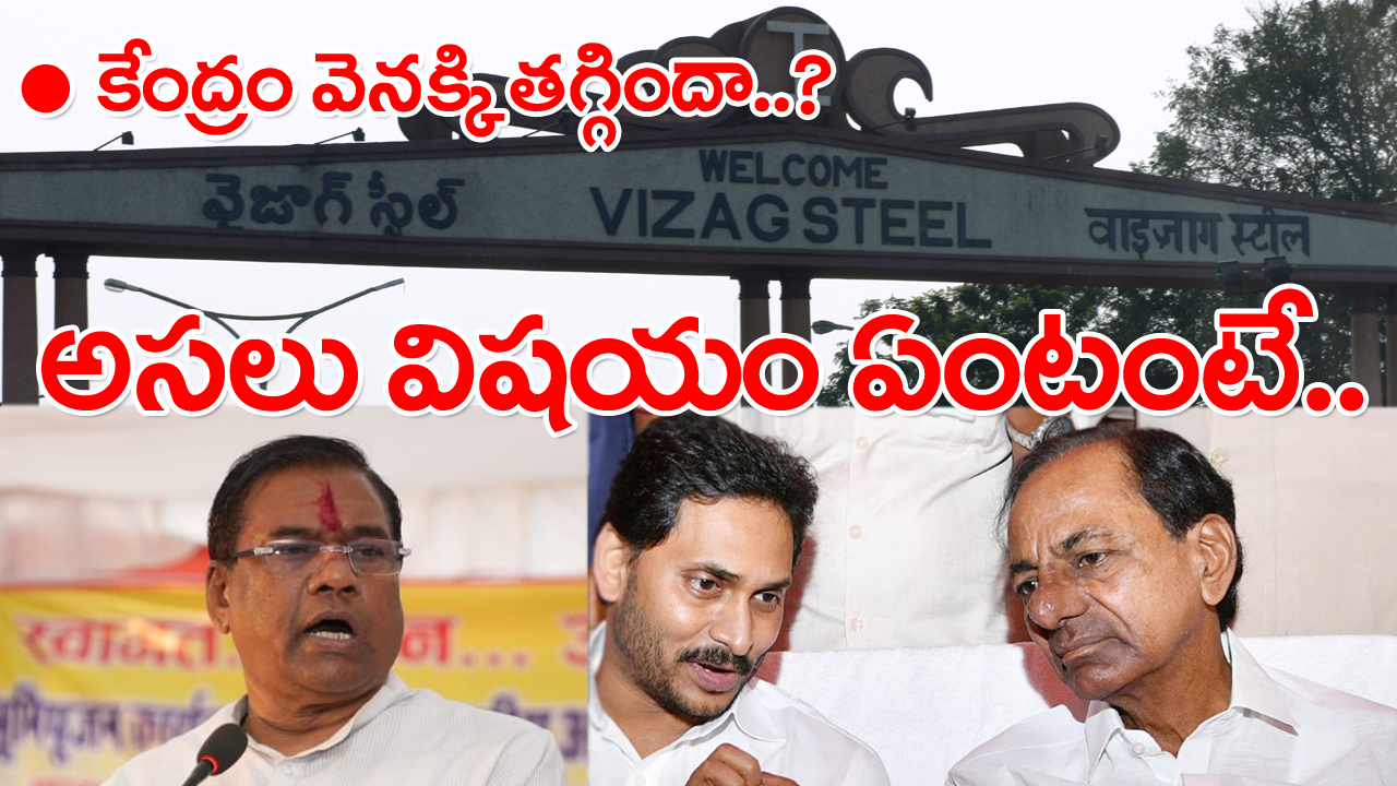 Vizag Steel Plant Privatization: వైజాగ్ స్టీల్ ప్లాంట్ ప్రైవేటీకరణపై కేంద్రం వెనక్కి తగ్గినట్టేనా..?