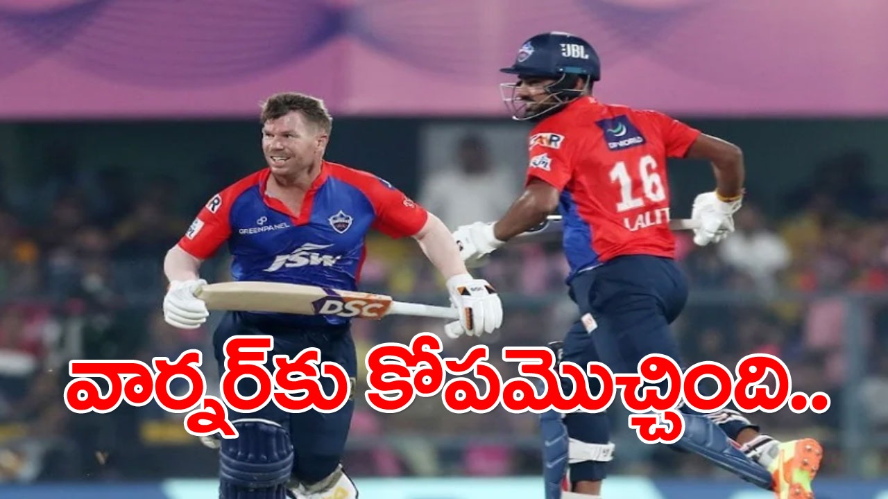 DCvsMI: బ్యాటర్ లలిత్ యాదవ్‌పై డేవిడ్ వార్నర్ ఆగ్రహం.. ఎందుకో మీరే చూడండి.. 