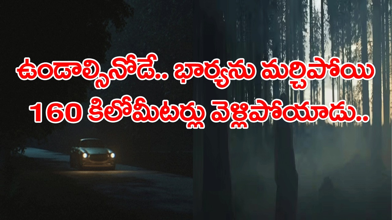 Husband: రాత్రి 3 గంటలు.. రోడ్డుపక్కన కారును ఆపమన్న భార్య.. మూత్ర విసర్జనకు వెళ్లి తిరిగొచ్చే లోపే మర్చిపోయి వెళ్లిపోయిన భర్త..!
