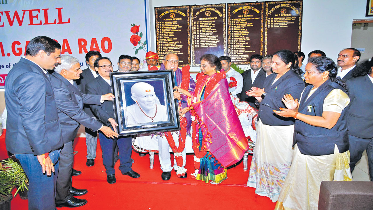 హైకోర్టు న్యాయమూర్తి జస్టిస్‌ గంగారావు పదవీ విరమణ