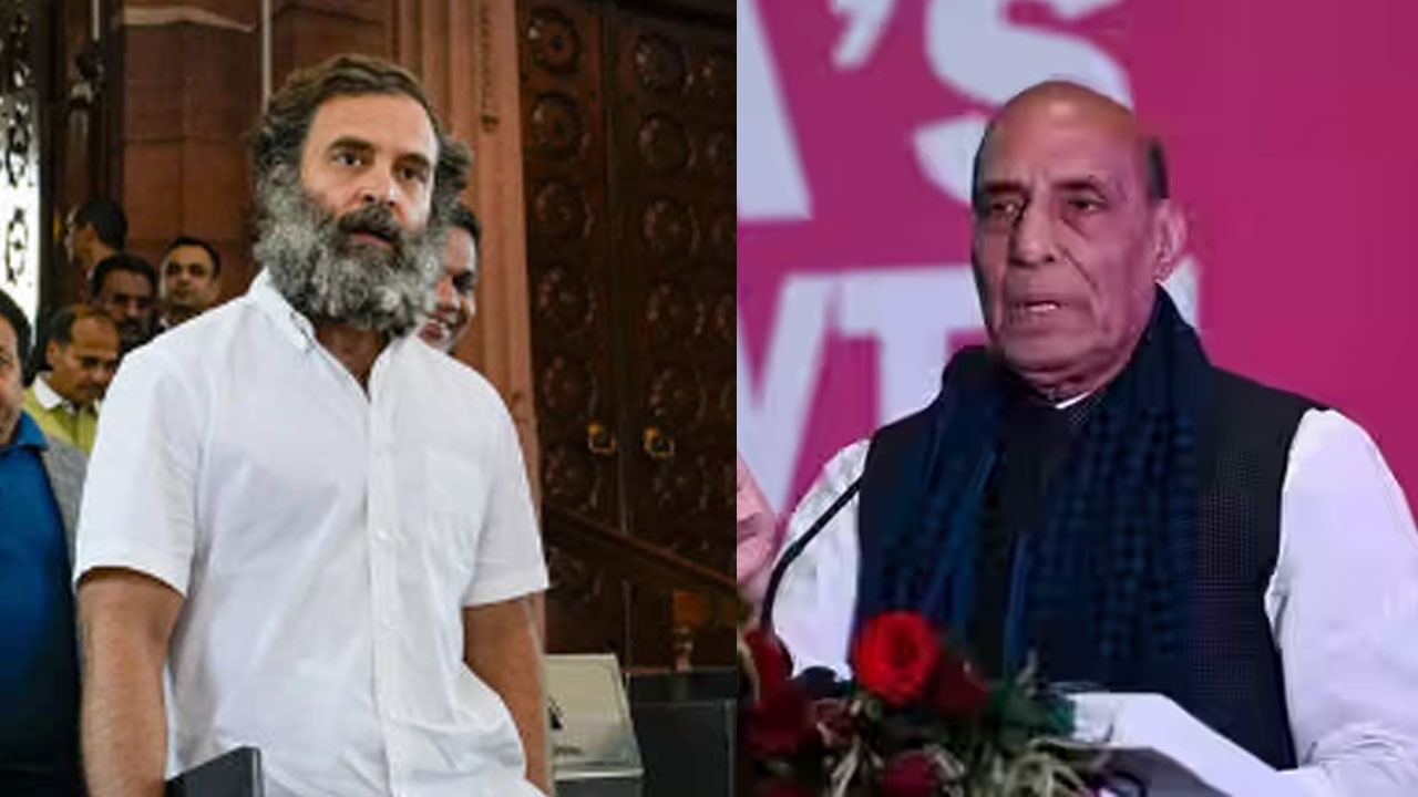 Rahul Gandhi Vs Rajnath Singh : రాహుల్ గాంధీకి శిక్షపై రాజ్‌నాథ్ సింగ్ వ్యాఖ్యలు