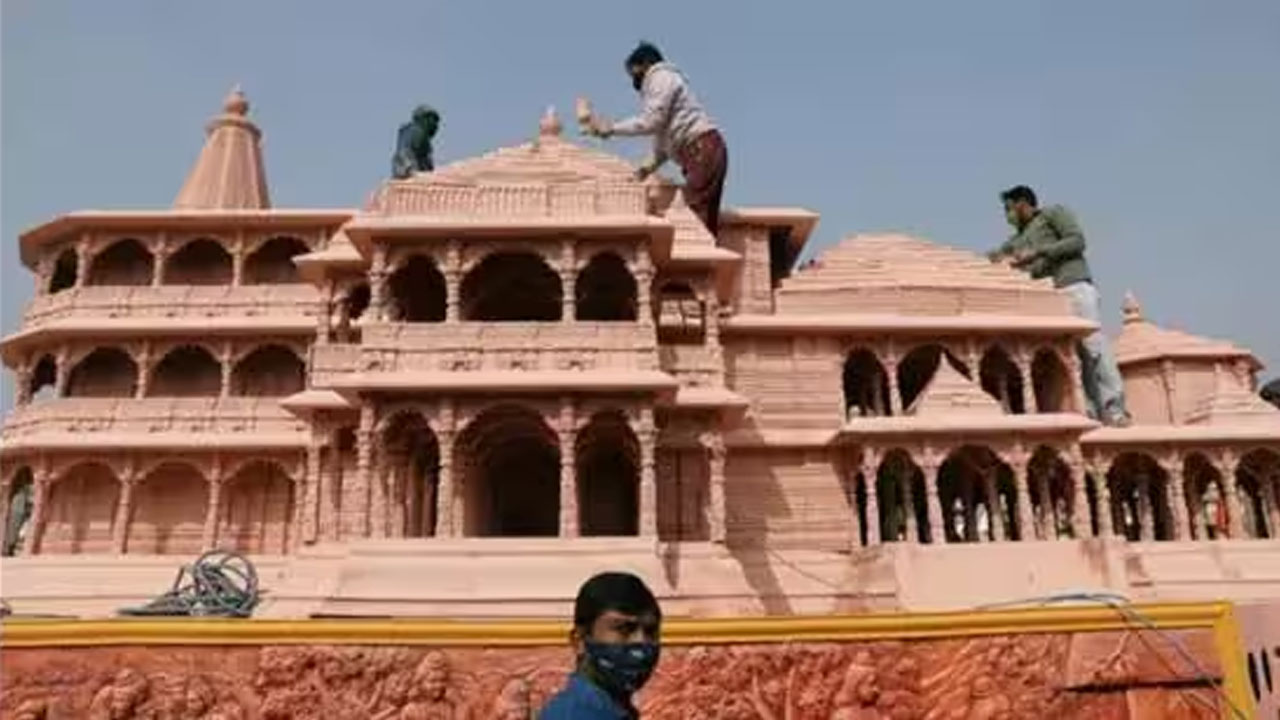 Ayodhya Ramalayam : అయోధ్య రామాలయం నిర్మాణంలో కీలక ఘట్టం