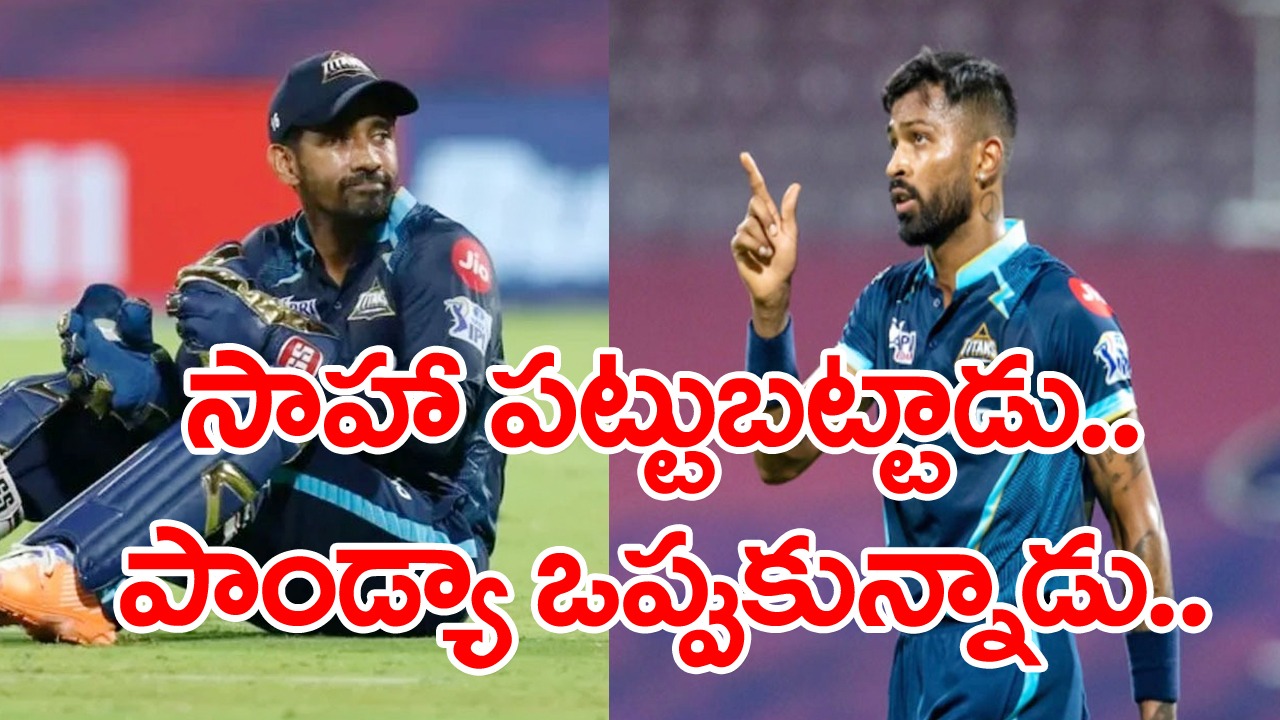 Hardik Pandya: ఆ క్యాచ్ విషయంలో నమ్మకం లేదు.. సాహాపై నమ్మకంతో డీఆర్‌ఎస్ కోరిన హార్దిక్.. తర్వాత ఏం జరిగిందో చూడండి.. 