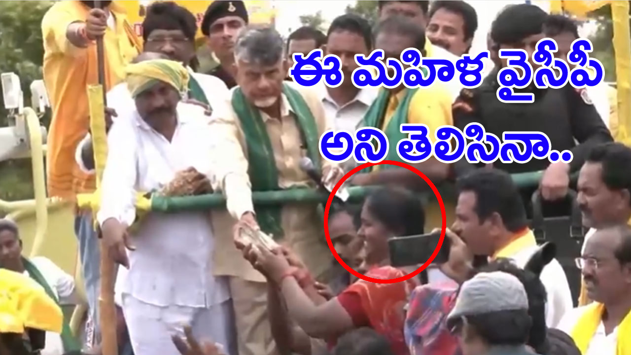 Chandrababu: చంద్రబాబు ఉదారత.. వైసీపీకి చెందిన మహిళా రైతుకు ఆర్థికసాయం