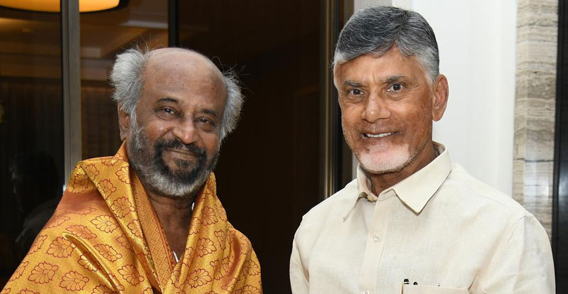 Chandrababu: చంద్రబాబు నివాసానికి రజినీకాంత్ 