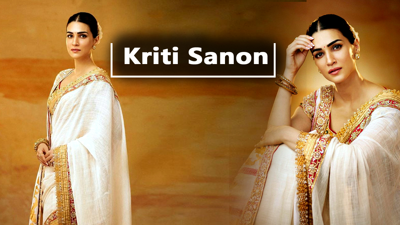 Kriti Sanon: చీరకట్టులో మెరిసిపోతున్న ప్రభాస్ హీరోయిన్.. ఫొటోలు వైరల్..!