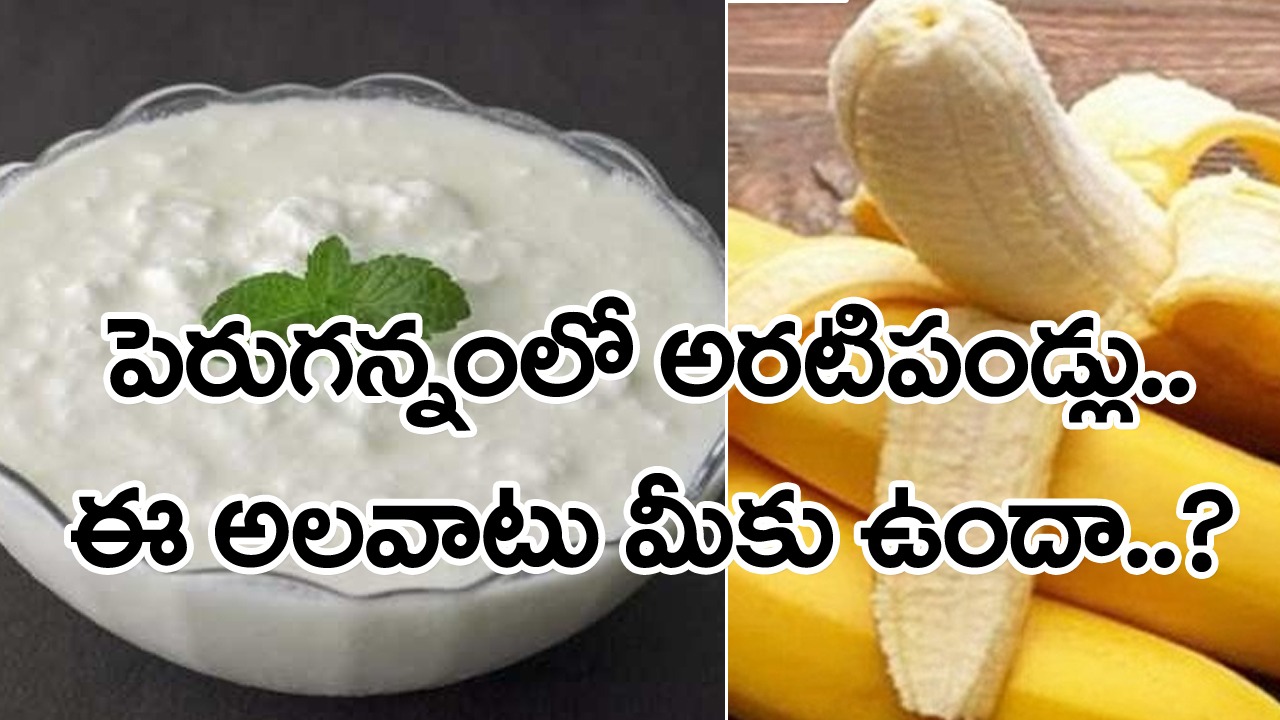 Curd Rice with Banana: పెరుగన్నంలో అరటిపండ్లను కలిపి తినే అలవాటు ఉన్నవాళ్లు.. తప్పకుండా తెలుసుకోవాల్సిన విషయాలివి..!