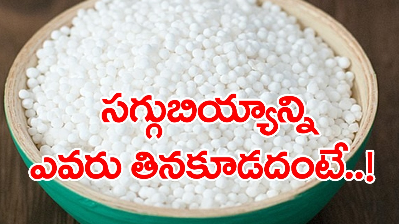 Sabudana: సగ్గు బియ్యం చాలా మంచిదనే వాదనలో నిజమెంత..? ఇలాంటి లక్షణాలు ఉన్న వాళ్లు మాత్రం వాడకపోవడమే బెటర్..!