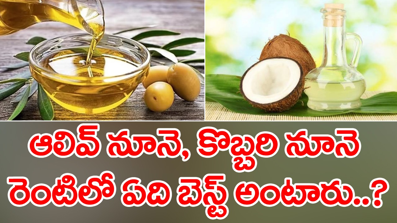 Coconut oil vs Olive oil: కొబ్బరి నూనె మంచిదా..? ఆలివ్ ఆయిల్ వాడటం మంచిదా..? రెండిటిలోనూ ఏది బెస్ట్ అంటే..!