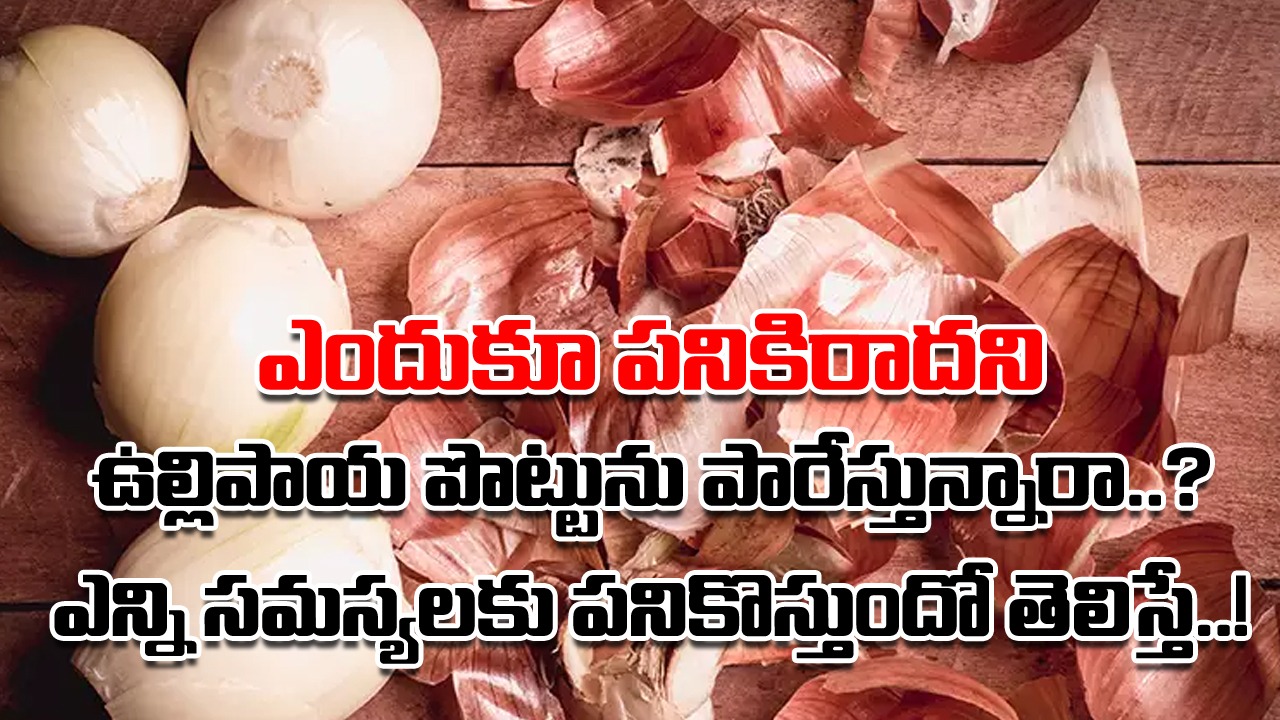 Onion Peels: ఇది తెలియక ఎంత ఉల్లిపాయ పొట్టును చెత్తబుట్టలో పారేసి ఉంటారో.. ఈ సంగతి ముందే తెలిసి ఉంటే బంగారంలాగా..!