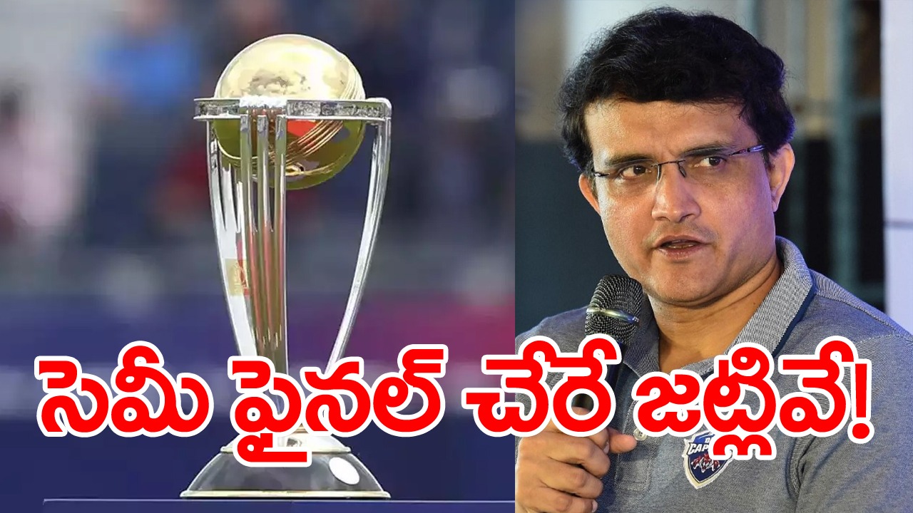 Sourav Ganguly: వన్డే ప్రపంచకప్‌లో సెమీ ఫైనల్ చేరే జట్లేవో చెప్పేసిన గంగూలీ