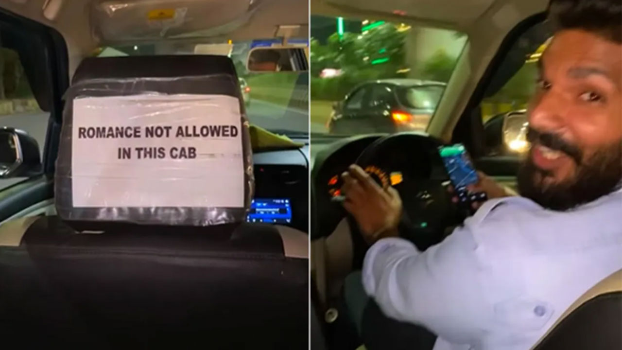 Cab Driver: క్యాబ్‌లో సీటుకు రాసి ఉందో కండీషన్‌.. అది చదివి కామెంట్ చేసిన ఓ కుర్రాడికి దిమ్మతిరిగే షాకిచ్చిన డ్రైవర్..!