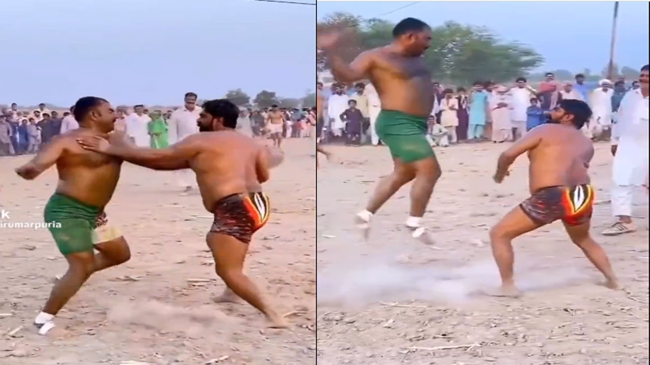 Slap Kabaddi: ఇదెక్కడి ఆట.. గేమ్ పేరుతో ఒకర్నొకరు కొట్టుకుంటున్న పాకిస్థానీయులు.. వీడియో వైరల్!