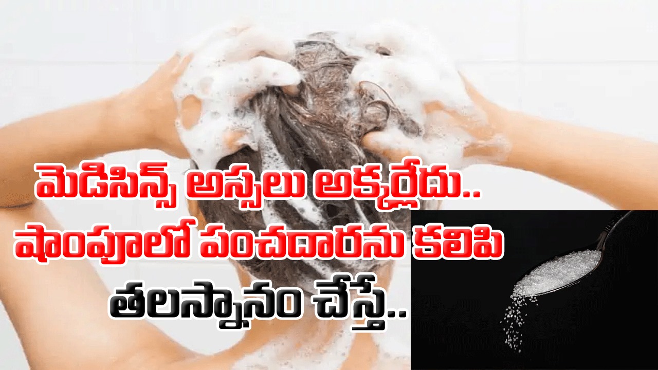 Health Tips: షాంపూలో పంచదారను కలిపి తలస్నానం చేయడమేంటని అవాక్కవుతున్నారా..? దీని వల్ల లాభాలేంటో తెలిస్తే..!