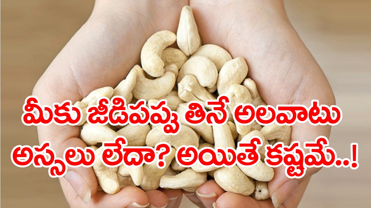 Cashew: అప్పుడప్పుడయినా సరే.. అసలు జీడిపప్పును తినే అలవాటే లేదా..? అయితే  ఇది మీకోసమే..!