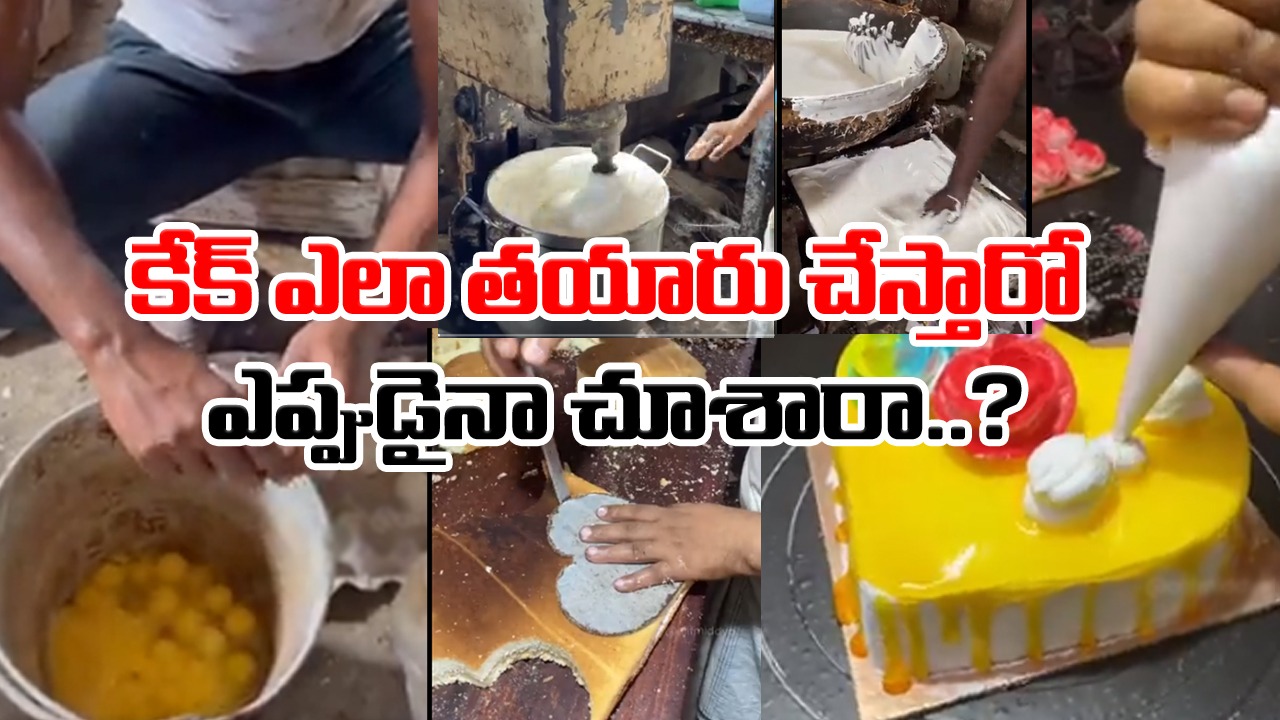 Viral Video: మీకు కేక్ అంటే చాలా ఇష్టమా?.. అయితే ఒక సారి ఈ వీడియో చూడండి..